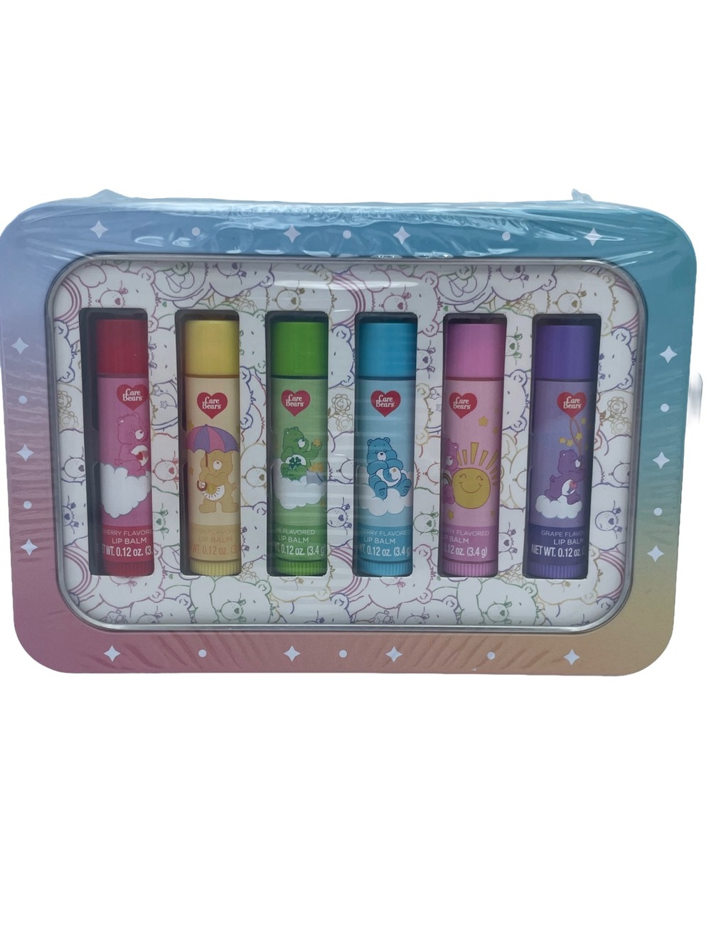 Care Bears Lip Balm Set - 6 Pack with Collectible Tin